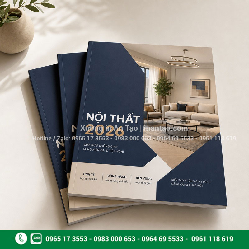 In catalogue chuyên nghiệp tại baobiantao.com In catalogue chuyên nghiệp với bộ catalogue nội thất hoàn chỉnh