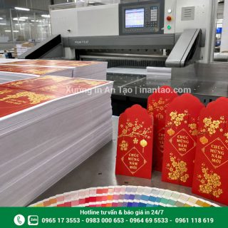 In bao lì xì theo yêu cầu, đẹp sắc nét, giá tại xưởng