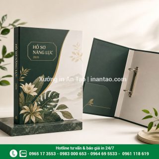 In bìa còng theo yêu cầu, đẹp bền và đúng nhận diện