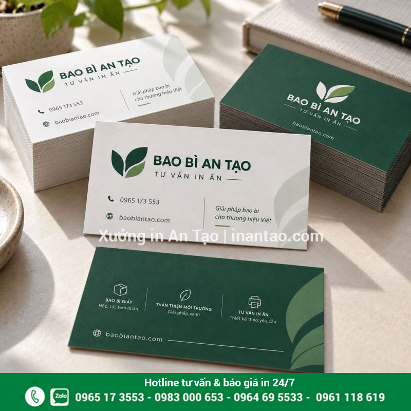 Mẫu danh thiếp hai mặt xanh trắng Mẫu danh thiếp hai mặt xanh trắng với thông tin liên hệ baobiantao.com
