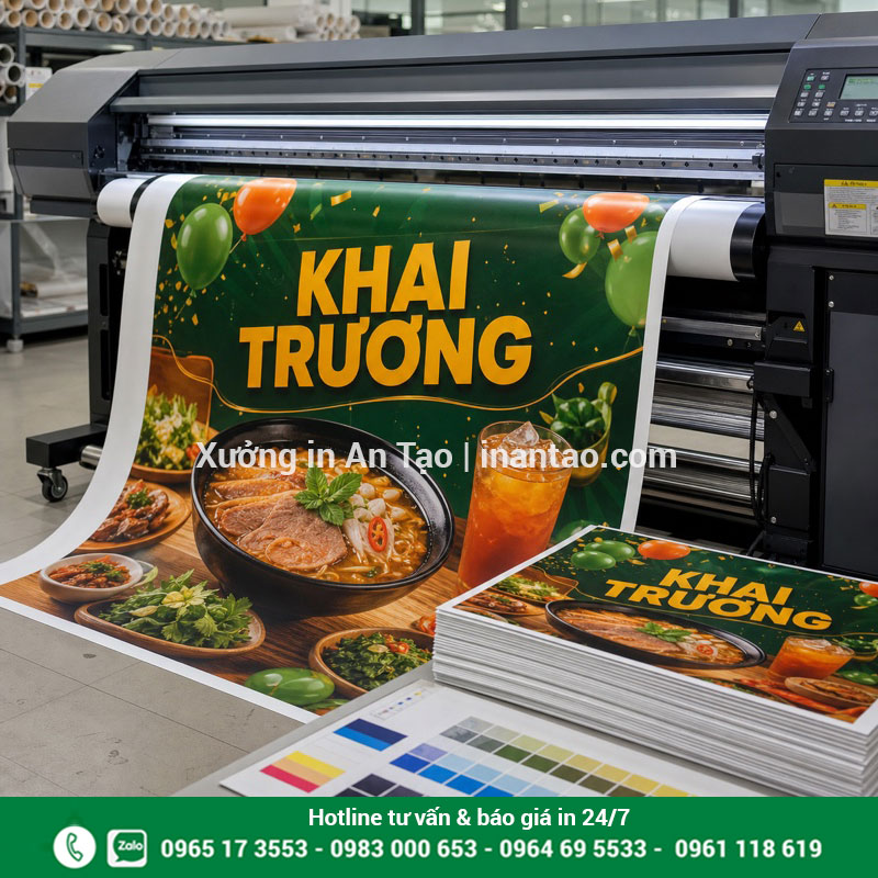 Quy trình in poster lấy liền sắc nét Máy in poster lấy liền tại xưởng in kỹ thuật số